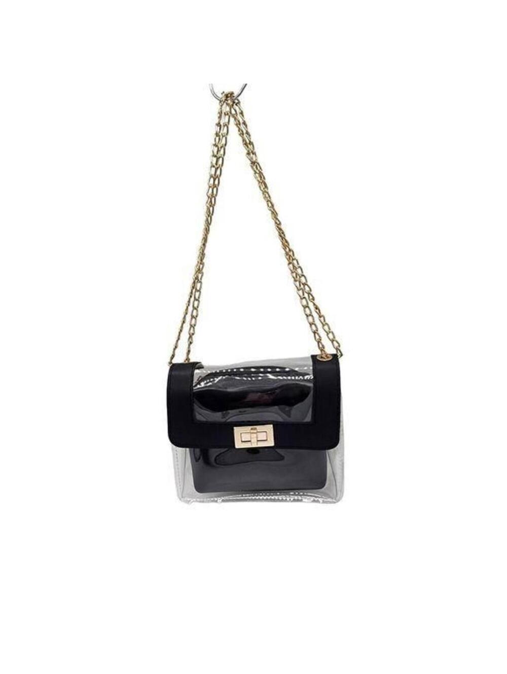 Pretty and Stylish Clear Transparent Shoulder Bag Set